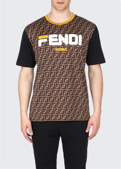 fendi polo top mens|Fendi graphic tees.